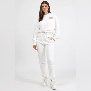 BRUNETTE THE LABEL | "BABES SOCIAL CLUB" Best Friend Jogger Cream white - XS / S